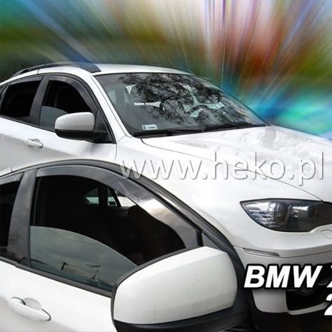 ΑΝΕΜΟΘΡΑΥΣΤΕΣ ΓΙΑ BMW X6 E71 5D 2008-2014 ΖΕΥΓΑΡΙ ΑΠΟ ΕΥΚΑΜΠΤΟ ΦΙΜΕ ΠΛΑΣΤΙΚΟ HEKO - 2 ΤΕΜ. Auto Moto Tyres 