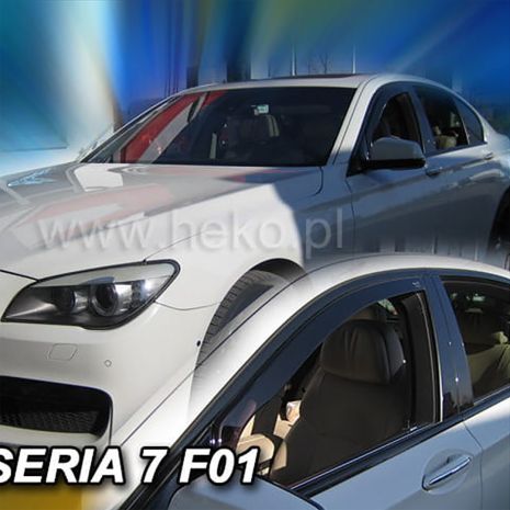 ΑΝΕΜΟΘΡΑΥΣΤΕΣ ΓΙΑ BMW ΣΕΙΡΑ 7 F01 / F02 4D/5D 2008-2015 ΖΕΥΓΑΡΙ ΑΠΟ ΕΥΚΑΜΠΤΟ ΦΙΜΕ ΠΛΑΣΤΙΚΟ HEKO - 2 ΤΕΜ. Auto Moto Tyres 