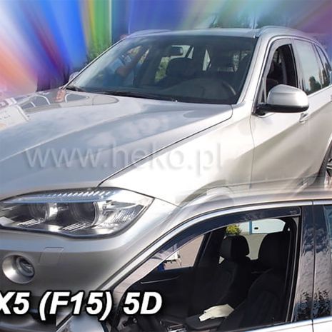 ΑΝΕΜΟΘΡΑΥΣΤΕΣ ΓΙΑ BMW X5 F15 5D 2013-2018 ΖΕΥΓΑΡΙ ΑΠΟ ΕΥΚΑΜΠΤΟ ΦΙΜΕ ΠΛΑΣΤΙΚΟ HEKO - 2 ΤΕΜ. Auto Moto Tyres 