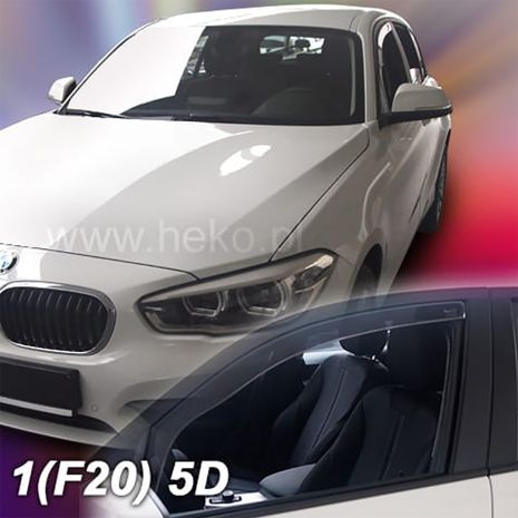 ΑΝΕΜΟΘΡΑΥΣΤΕΣ ΓΙΑ BMW ΣΕΙΡΑ 1 F20 5D 2011-2019 ΖΕΥΓΑΡΙ ΑΠΟ ΕΥΚΑΜΠΤΟ ΦΙΜΕ ΠΛΑΣΤΙΚΟ HEKO - 2 ΤΕΜ. Auto Moto Tyres 