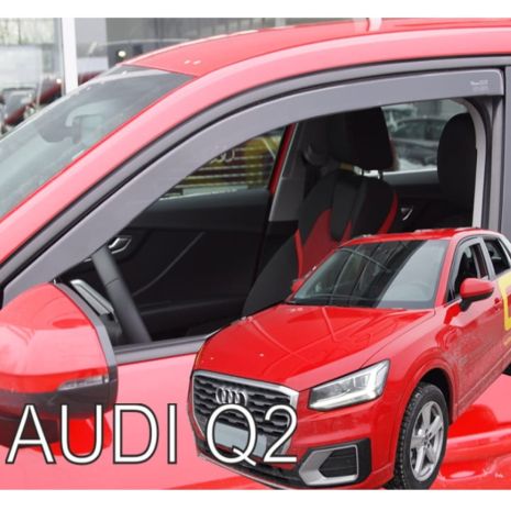 ΑΝΕΜΟΘΡΑΥΣΤΕΣ ΓΙΑ AUDI Q2 5D 2016-2021 ΖΕΥΓΑΡΙ ΑΠΟ ΕΥΚΑΜΠΤΟ ΦΙΜΕ ΠΛΑΣΤΙΚΟ HEKO - 2 ΤΕΜ. Auto Moto Tyres 