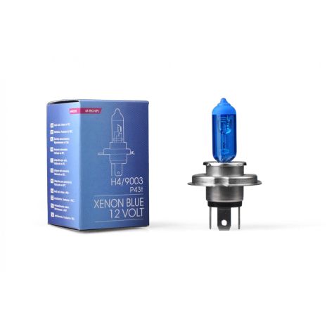 H4 12V 60/55W P43t 5.000K XENON BLUE 1ΤΕΜ. M-TECH Auto Moto Tyres 