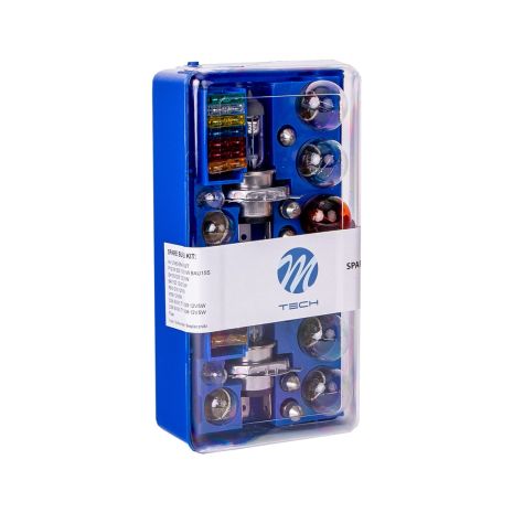 H4 12V ΑΝΤΑΛΛΑΚΤΙΚΟ ΚΙΤ 32ΤΕΜΑΧΙΩΝ STANDARD ΑΛΟΓΟΝΟΥ M-TECH - 32 τεμ. Auto Moto Tyres 