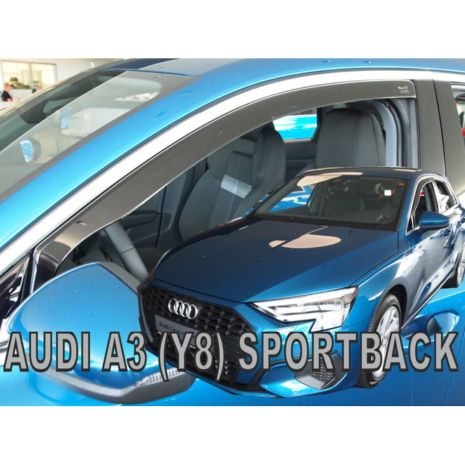 ΑΝΕΜΟΘΡΑΥΣΤΕΣ ΓΙΑ AUDI A3 Y8 LIMOUSINE 4D 2020-2021 / A3 Y8 SPORTBACK 5D 2020-2021 ΖΕΥΓΑΡΙ ΑΠΟ ΕΥΚΑΜΠΤΟ ΦΙΜΕ ΠΛΑΣΤΙΚΟ HEKO - 2 ΤΕΜ. Auto Moto Tyres 