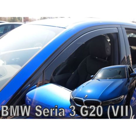 ΑΝΕΜΟΘΡΑΥΣΤΕΣ ΓΙΑ BMW 3 G20 / G21 4D/5D 2019-2021 ΖΕΥΓΑΡΙ ΑΠΟ ΕΥΚΑΜΠΤΟ ΦΙΜΕ ΠΛΑΣΤΙΚΟ HEKO - 2 ΤΕΜ. Auto Moto Tyres 