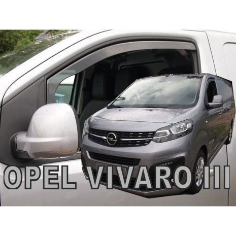 ΑΝΕΜΟΘΡΑΥΣΤΕΣ ΓΙΑ CITROEN JUMPY 3 / SPACETOURER / TOYOTA PROACE 2 / PEUGEOT EXPERT 3 / TRAVELLER 2016+ / OPEL VIVARO 3 2019+ ΖΕΥΓΑΡΙ VAN ΑΠΟ ΕΥΚΑΜΠΤΟ ΦΙΜΕ ΠΛΑΣΤΙΚΟ HEKO - 2 ΤΕΜ. Auto Moto Tyres 