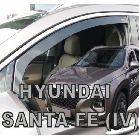 ΑΝΕΜΟΘΡΑΥΣΤΕΣ ΓΙΑ HYUNDAI SANTA FE IV 5D 2018+ ΖΕΥΓΑΡΙ ΑΠΟ ΕΥΚΑΜΠΤΟ ΦΙΜΕ ΠΛΑΣΤΙΚΟ HEKO - 2 ΤΕΜ. Auto Moto Tyres 
