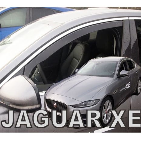 ΑΝΕΜΟΘΡΑΥΣΤΕΣ ΓΙΑ JAGUAR XE 4D 2015+ ΖΕΥΓΑΡΙ ΑΠΟ ΕΥΚΑΜΠΤΟ ΦΙΜΕ ΠΛΑΣΤΙΚΟ HEKO - 2 ΤΕΜ. Auto Moto Tyres 