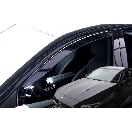 ΑΝΕΜΟΘΡΑΥΣΤΕΣ ΓΙΑ MERCEDES C-KLAS W206 4D 2021+ -  ΑΥΤΟΚΙΝΗΤΟΥ ΑΠΟ ΕΥΚΑΜΠΤΟ ΦΙΜΕ ΠΛΑΣΤΙΚΟ HEKO - 2 ΤΕΜ. Auto Moto Tyres 