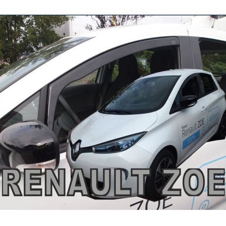 ΑΝΕΜΟΘΡΑΥΣΤΕΣ ΓΙΑ RENAULT ZOE 5D 2012+ ΖΕΥΓΑΡΙ ΑΠΟ ΕΥΚΑΜΠΤΟ ΦΙΜΕ ΠΛΑΣΤΙΚΟ HEKO - 2 ΤΕΜ. Auto Moto Tyres 