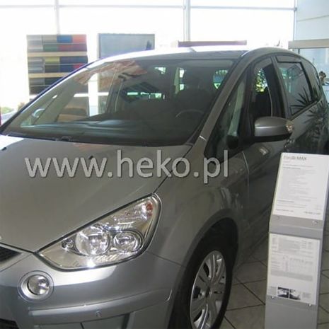 ΑΝΕΜΟΘΡΑΥΣΤΕΣ ΓΙΑ FORD S-MAX 5D 2006-2010 ΖΕΥΓΑΡΙ ΑΠΟ ΕΥΚΑΜΠΤΟ ΦΙΜΕ ΠΛΑΣΤΙΚΟ HEKO - 2 ΤΕΜ. Auto Moto Tyres 