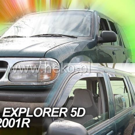 ΑΝΕΜΟΘΡΑΥΣΤΕΣ ΓΙΑ FORD EXPLORER 2 5D 1996-2001 ΖΕΥΓΑΡΙ ΑΠΟ ΕΥΚΑΜΠΤΟ ΦΙΜΕ ΠΛΑΣΤΙΚΟ HEKO - 2 ΤΕΜ. Auto Moto Tyres 