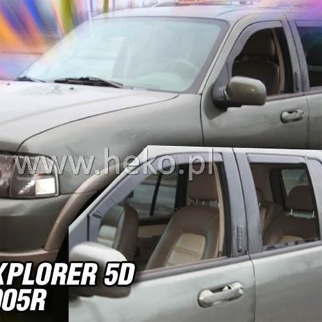 ΑΝΕΜΟΘΡΑΥΣΤΕΣ ΓΙΑ FORD EXPLORER 3 5D 2002-2005 ΖΕΥΓΑΡΙ ΑΠΟ ΕΥΚΑΜΠΤΟ ΦΙΜΕ ΠΛΑΣΤΙΚΟ HEKO - 2 ΤΕΜ. Auto Moto Tyres 
