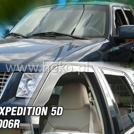 ΑΝΕΜΟΘΡΑΥΣΤΕΣ ΓΙΑ FORD EXPEDITION 5D 2003-2006 ΖΕΥΓΑΡΙ ΑΠΟ ΕΥΚΑΜΠΤΟ ΦΙΜΕ ΠΛΑΣΤΙΚΟ HEKO - 2 ΤΕΜ. Auto Moto Tyres 