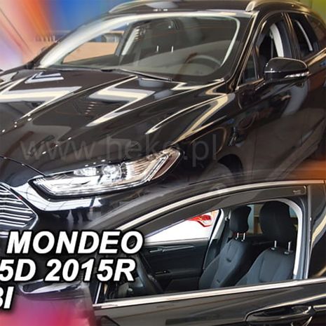 ΑΝΕΜΟΘΡΑΥΣΤΕΣ ΓΙΑ FORD MONDEO MK5 5D HTB / WAGON 2015+ ΖΕΥΓΑΡΙ ΑΠΟ ΕΥΚΑΜΠΤΟ ΦΙΜΕ ΠΛΑΣΤΙΚΟ HEKO - 2 ΤΕΜ. Auto Moto Tyres 