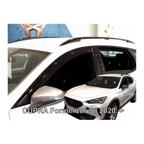 ΑΝΕΜΟΘΡΑΥΣΤΕΣ ΓΙΑ MERCEDES EQC N293 5D 2019+ / CUPRA FORMENTOR 5D 2020+ ΑΥΤΟΚΙΝΗΤΟΥ ΑΠΟ ΕΥΚΑΜΠΤΟ ΦΙΜΕ ΠΛΑΣΤΙΚΟ HEKO - 2 ΤΕΜ. Auto Moto Tyres 