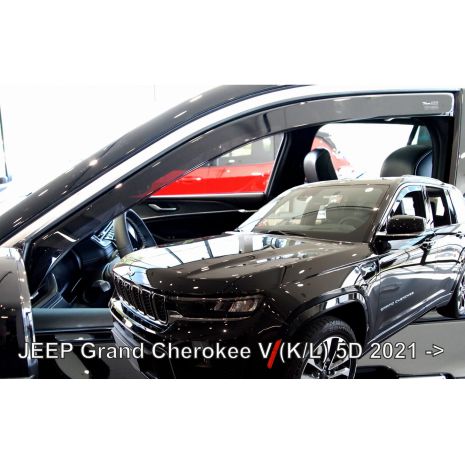 ΑΝΕΜΟΘΡΑΥΣΤΕΣ ΓΙΑ JEEP GRAND CHEROKEE WL 5D 2021+ ΖΕΥΓΑΡΙ ΑΠΟ ΕΥΚΑΜΠΤΟ ΦΙΜΕ ΠΛΑΣΤΙΚΟ HEKO - 2 ΤΕΜ. Auto Moto Tyres 