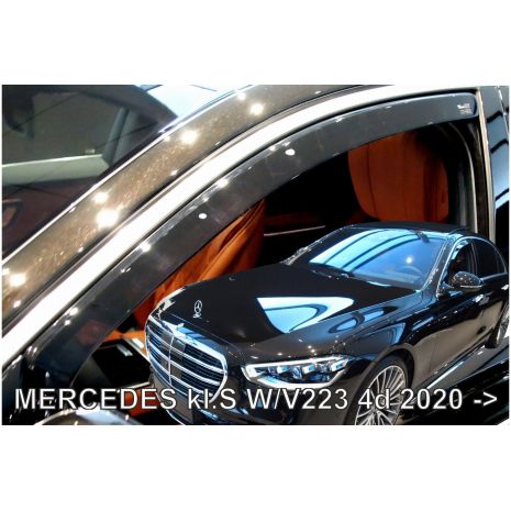 ΑΝΕΜΟΘΡΑΥΣΤΕΣ ΓΙΑ MERCEDES S W223 /V223 4D 2020+ ΖΕΥΓΑΡΙ ΑΠΟ ΕΥΚΑΜΠΤΟ ΦΙΜΕ ΠΛΑΣΤΙΚΟ HEKO - 2 ΤΕΜ. Auto Moto Tyres 