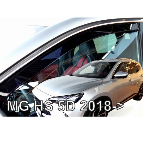 ΑΝΕΜΟΘΡΑΥΣΤΕΣ ΓΙΑ MG HS 5D 2018+ ΖΕΥΓΑΡΙ ΑΠΟ ΕΥΚΑΜΠΤΟ ΦΙΜΕ ΠΛΑΣΤΙΚΟ HEKO - 2 ΤΕΜ Auto Moto Tyres 