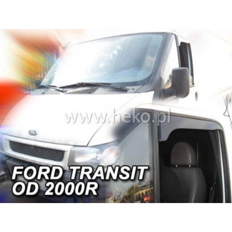 ΑΝΕΜΟΘΡΑΥΣΤΕΣ ΓΙΑ FORD TRANSIT 2D 2000-2006 / T300 ΑΝΩ ΜΕΡΟΣ ΚΟΝΤΟ ΖΕΥΓΑΡΙ ΑΠΟ ΕΥΚΑΜΠΤΟ ΦΙΜΕ ΠΛΑΣΤΙΚΟ HEKO - 2 ΤΕΜ. Auto Moto Tyres 
