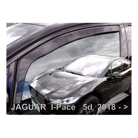 ΑΝΕΜΟΘΡΑΥΣΤΕΣ ΓΙΑ JAGUAR I-PACE 5D 2018+  ΖΕΥΓΑΡΙ ΑΠΟ ΕΥΚΑΜΠΤΟ ΦΙΜΕ ΠΛΑΣΤΙΚΟ HEKO - 2 ΤΕΜ. Auto Moto Tyres 