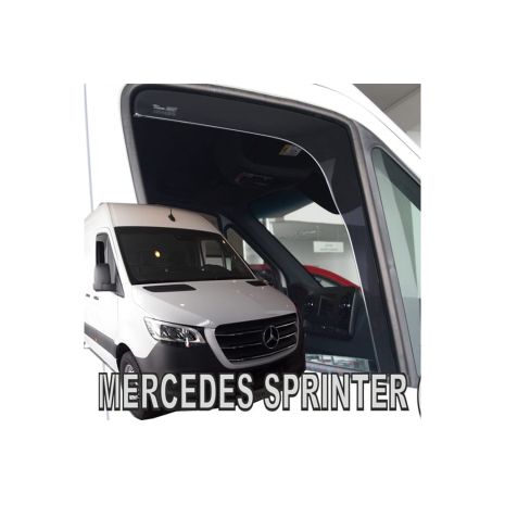 ΑΝΕΜΟΘΡΑΥΣΤΕΣ ΓΙΑ MERCEDES SPRINTER W907 2D 2018+ ΖΕΥΓΑΡΙ VAN ΑΠΟ ΕΥΚΑΜΠΤΟ ΦΙΜΕ ΠΛΑΣΤΙΚΟ HEKO - 2 ΤΕΜ. Auto Moto Tyres 