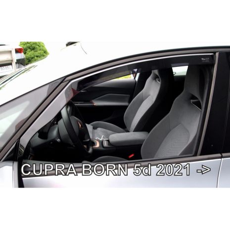 ΑΝΕΜΟΘΡΑΥΣΤΕΣ ΓΙΑ CUPRA BORN 5D 2021+  ΖΕΥΓΑΡΙ ΑΠΟ ΕΥΚΑΜΠΤΟ ΦΙΜΕ ΠΛΑΣΤΙΚΟ HEKO - 2 ΤΕΜ. Auto Moto Tyres 