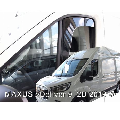 ΑΝΕΜΟΘΡΑΥΣΤΕΣ ΓΙΑ MAXUS EDELIVER 9 2D 2019+ ΖΕΥΓΑΡΙ ΑΠΟ ΕΥΚΑΜΠΤΟ ΦΙΜΕ ΠΛΑΣΤΙΚΟ HEKO - 2 ΤΕΜ Auto Moto Tyres 