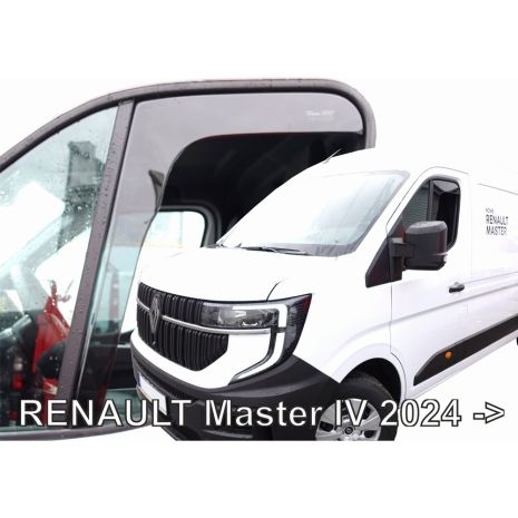 ΑΝΕΜΟΘΡΑΥΣΤΕΣ ΓΙΑ RENAULT MASTER IV 5D 2024+ ΖΕΥΓΑΡΙ ΑΠΟ ΕΥΚΑΜΠΤΟ ΦΙΜΕ ΠΛΑΣΤΙΚΟ HEKO - 2 ΤΕΜ. Auto Moto Tyres 
