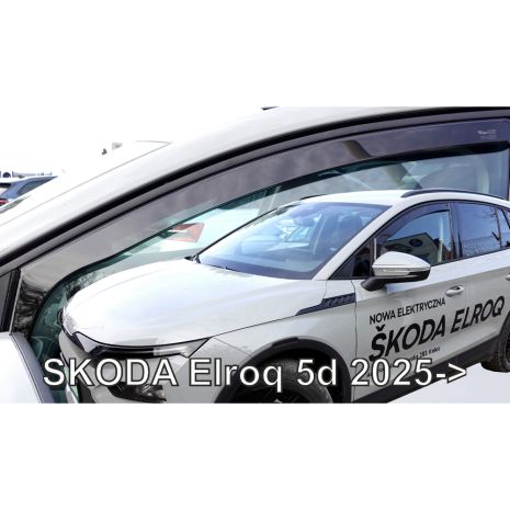 ΑΝΕΜΟΘΡΑΥΣΤΕΣ ΓΙΑ SKODA ELROQ 5D 2025+ ΖΕΥΓΑΡΙ ΑΠΟ ΕΥΚΑΜΠΤΟ ΦΙΜΕ ΠΛΑΣΤΙΚΟ HEKO - 2 ΤΕΜ Auto Moto Tyres 