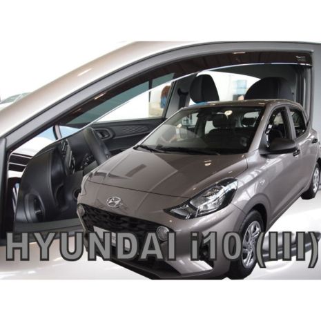 ΑΝΕΜΟΘΡΑΥΣΤΕΣ ΓΙΑ HYUNDAI i10 5D 2019+ ΖΕΥΓΑΡΙ ΑΠΟ ΕΥΚΑΜΠΤΟ ΦΙΜΕ ΠΛΑΣΤΙΚΟ HEKO - 2 ΤΕΜ. Auto Moto Tyres 