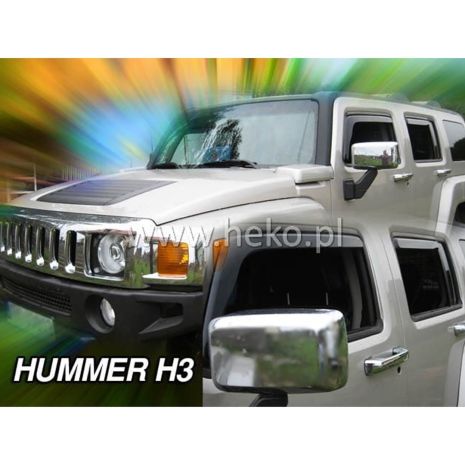 ΑΝΕΜΟΘΡΑΥΣΤΕΣ ΓΙΑ HUMMER H3 2006-2010 5D ΖΕΥΓΑΡΙ ΑΥΤΟΚΙΝΗΤΟΥ ΑΠΟ ΕΥΚΑΜΠΤΟ ΦΙΜΕ ΠΛΑΣΤΙΚΟ HEKO - 2 ΤΕΜ. Auto Moto Tyres 