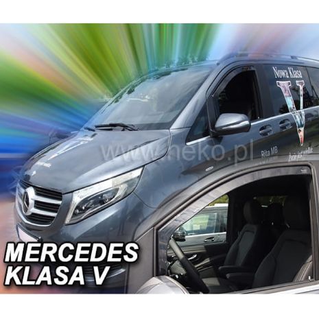 ΑΝΕΜΟΘΡΑΥΣΤΕΣ ΓΙΑ MERCEDES VITO KLAS V W447 2014+ ΖΕΥΓΑΡΙ ΑΠΟ ΕΥΚΑΜΠΤΟ ΦΙΜΕ ΠΛΑΣΤΙΚΟ HEKO - 2 ΤΕΜ. Auto Moto Tyres 