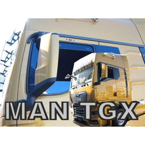 ΑΝΕΜΟΘΡΑΥΣΤΕΣ ΓΙΑ MAN TGX 2020+ ΖΕΥΓΑΡΙ ΑΠΟ ΕΥΚΑΜΠΤΟ ΦΙΜΕ ΠΛΑΣΤΙΚΟ HEKO - 2 ΤΕΜ. Auto Moto Tyres 
