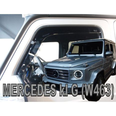 ΑΝΕΜΟΘΡΑΥΣΤΕΣ ΓΙΑ MERCEDES KLAS G W463 3D/5D 2018+ ΖΕΥΓΑΡΙ ΑΠΟ ΕΥΚΑΜΠΤΟ ΦΙΜΕ ΠΛΑΣΤΙΚΟ HEKO - 2 ΤΕΜ. Auto Moto Tyres 