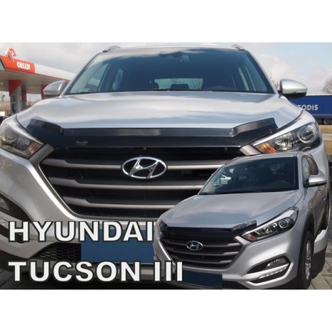 ΑΝΕΜΟΘΡΑΥΣΤΗΣ ΚΑΠΩ ΑΥΤΟΚΙΝΗΤΟΥ ΓΙΑ HYUNDAI TUCSON 3 2015+ ΑΠΟ ΕΥΚΑΜΠΤΟ ΦΙΜΕ ΠΛΑΣΤΙΚΟ HEKO - 1 ΤΕΜ. Auto Moto Tyres 