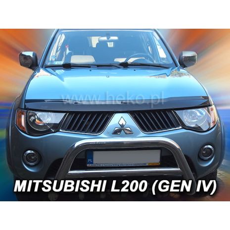 ΑΝΕΜΟΘΡΑΥΣΤΗΣ ΚΑΠΩ ΑΥΤΟΚΙΝΗΤΟΥ ΓΙΑ MITSUBISHI L200 2006-2016 ΜΠΡΟΣΤΙΝΟΣ ΑΠΟ ΕΥΚΑΜΠΤΟ ΦΙΜΕ ΠΛΑΣΤΙΚΟ HEKO - 1 ΤΕΜ. Auto Moto Tyres 
