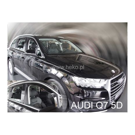 ΑΝΕΜΟΘΡΑΥΣΤΕΣ ΓΙΑ AUDI Q7 5D 2015+  ΣΕΤ ΑΥΤΟΚΙΝΗΤΟΥ ΑΠΟ ΕΥΚΑΜΠΤΟ ΦΙΜΕ ΠΛΑΣΤΙΚΟ HEKO - 4 ΤΕΜ. Auto Moto Tyres 