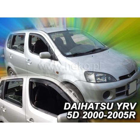 ΑΝΕΜΟΘΡΑΥΣΤΕΣ ΓΙΑ DAIHATSU YRV 5D 2000-2005R ΣΕΤ ΑΥΤΟΚΙΝΗΤΟΥ ΑΠΟ ΕΥΚΑΜΠΤΟ ΦΙΜΕ ΠΛΑΣΤΙΚΟ HEKO - 4 ΤΕΜ. Auto Moto Tyres 