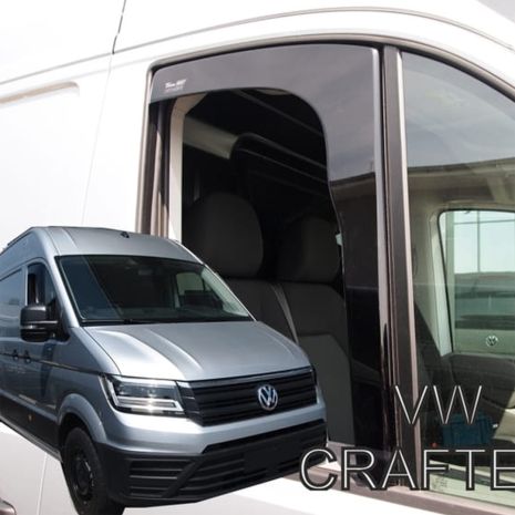 ΑΝΕΜΟΘΡΑΥΣΤΕΣ ΓΙΑ VW CRAFTER 2017+ ΖΕΥΓΑΡΙ ΑΠΟ ΕΥΚΑΜΠΤΟ ΦΙΜΕ ΠΛΑΣΤΙΚΟ HEKO - 2 ΤΕΜ. Auto Moto Tyres 