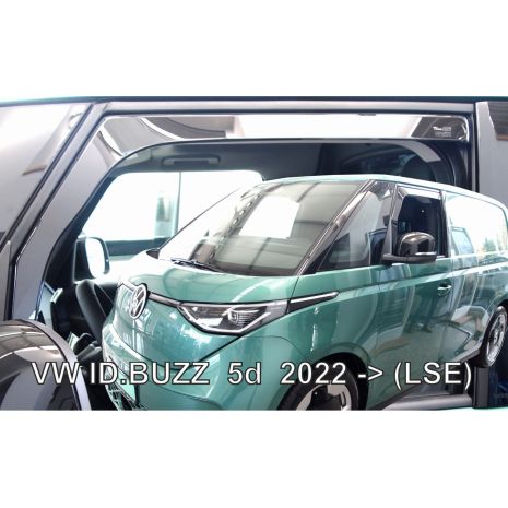 ΑΝΕΜΟΘΡΑΥΣΤΕΣ ΓΙΑ VW ID.BUZZ 5D 2022+ ΖΕΥΓΑΡΙ ΑΠΟ ΕΥΚΑΜΠΤΟ ΦΙΜΕ ΠΛΑΣΤΙΚΟ HEKO - 2 ΤΕΜ. Auto Moto Tyres 