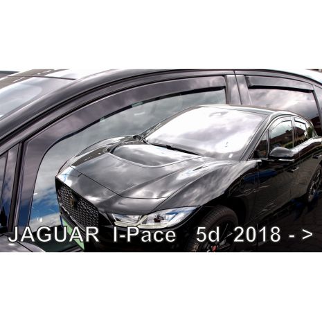 ΑΝΕΜΟΘΡΑΥΣΤΕΣ ΓΙΑ JAGUAR I-PACE 5D 2018+? ΣΕΤ ΑΥΤΟΚΙΝΗΤΟΥ ΑΠΟ ΕΥΚΑΜΠΤΟ ΦΙΜΕ ΠΛΑΣΤΙΚΟ HEKO - 4 ΤΕΜ. Auto Moto Tyres 