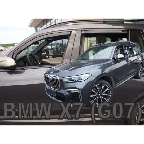 ΑΝΕΜΟΘΡΑΥΣΤΕΣ ΓΙΑ BMW X7 G07 5D 2018+ ΣΕΤ ΑΥΤΟΚΙΝΗΤΟΥ ΑΠΟ ΕΥΚΑΜΠΤΟ ΦΙΜΕ ΠΛΑΣΤΙΚΟ HEKO - 4 ΤΕΜ. Auto Moto Tyres 