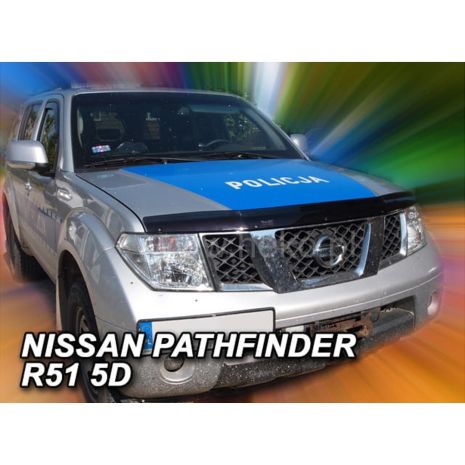 ΑΝΕΜΟΘΡΑΥΣΤΗΣ ΚΑΠΩ ΑΥΤΟΚΙΝΗΤΟΥ ΓΙΑ NISSAN NAVARA D40 2004-2010 / PATHFINDER 5D 2005-2012 ΑΠΟ ΕΥΚΑΜΠΤΟ ΦΙΜΕ ΠΛΑΣΤΙΚΟ HEKO - 1 ΤΕΜ. Auto Moto Tyres 
