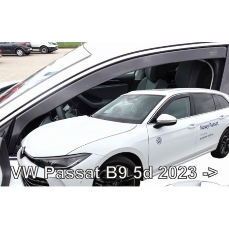 ΑΝΕΜΟΘΡΑΥΣΤΕΣ ΓΙΑ VW PASSAT B9 5D 2023+ ΖΕΥΓΑΡΙ ΑΠΟ ΕΥΚΑΜΠΤΟ ΦΙΜΕ ΠΛΑΣΤΙΚΟ HEKO - 2 ΤΕΜ. Auto Moto Tyres 