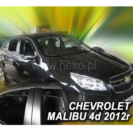 ΑΝΕΜΟΘΡΑΥΣΤΕΣ ΓΙΑ CHEVROLET MALIBU 5D 2012-2016 ΣΕΤ ΑΥΤΟΚΙΝΗΤΟΥ ΑΠΟ ΕΥΚΑΜΠΤΟ ΦΙΜΕ ΠΛΑΣΤΙΚΟ HEKO - 4 ΤΕΜ. Auto Moto Tyres 