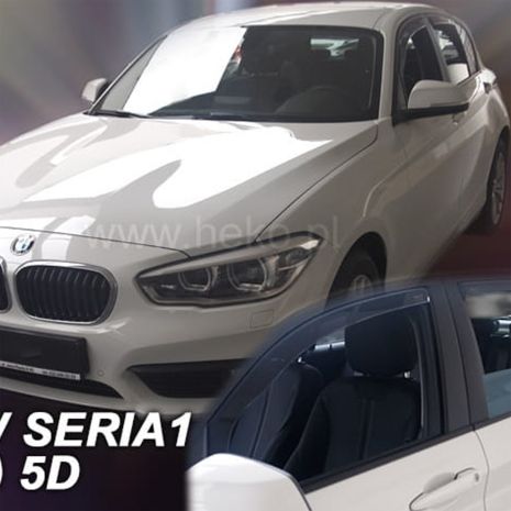 ΑΝΕΜΟΘΡΑΥΣΤΕΣ ΓΙΑ BMW ΣΕΙΡΑ 1 F20 5D 2011-2019 ΣΕΤ ΑΥΤΟΚΙΝΗΤΟΥ ΑΠΟ ΕΥΚΑΜΠΤΟ ΦΙΜΕ ΠΛΑΣΤΙΚΟ HEKO - 4 ΤΕΜ. Auto Moto Tyres 