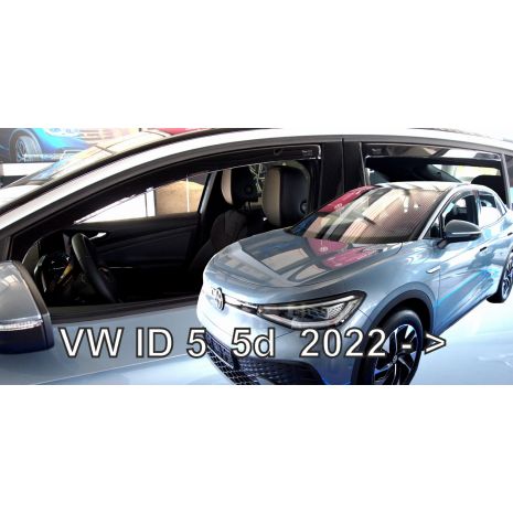 ΑΝΕΜΟΘΡΑΥΣΤΕΣ ΓΙΑ VW ID.5 5D 2022+ ΖΕΥΓΑΡΙ ΑΠΟ ΕΥΚΑΜΠΤΟ ΦΙΜΕ ΠΛΑΣΤΙΚΟ HEKO - 2 ΤΕΜ. Auto Moto Tyres 