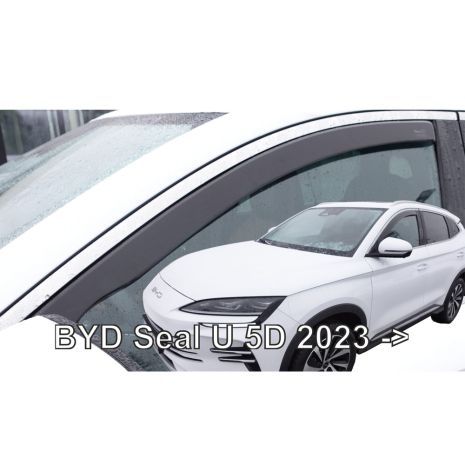 ΑΝΕΜΟΘΡΑΥΣΤΕΣ ΓΙΑ BYD SEAL U 5D 2023+ ΣΕΤ ΑΥΤΟΚΙΝΗΤΟΥ ΑΠΟ ΕΥΚΑΜΠΤΟ ΦΙΜΕ ΠΛΑΣΤΙΚΟ HEKO - 4 ΤΕΜ. Auto Moto Tyres 