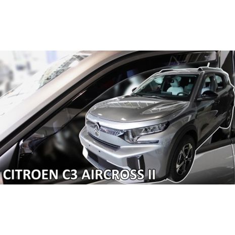 ΑΝΕΜΟΘΡΑΥΣΤΕΣ ΓΙΑ CITROEN C3 IV 5D 2024+ / E-C3 IV 5D 2024+ ΣΕΤ ΑΥΤΟΚΙΝΗΤΟΥ ΑΠΟ ΕΥΚΑΜΠΤΟ ΦΙΜΕ ΠΛΑΣΤΙΚΟ HEKO - 4 ΤΕΜ. Auto Moto Tyres 